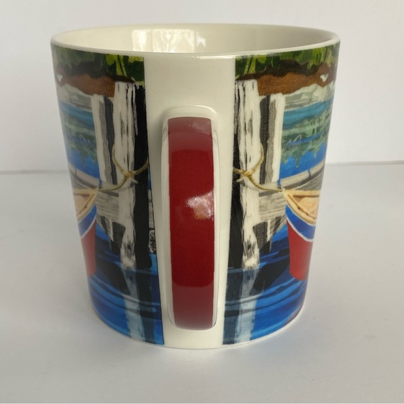 Dog Mug with Golden Retriever Puppies on a boat PAPERPRODUCTS Design Two Can Art - Picture 3 of 16